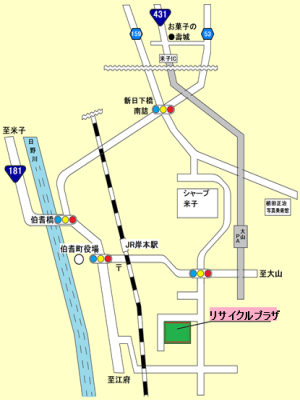 リサイクルプラザ地図